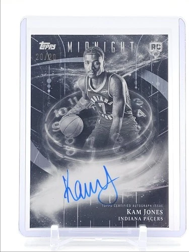 KAM JONES 2025-26 TOPPS MIDNIGHT STROKE ROOKIE EQUINOX AUTO /20 Q3668