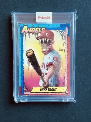 Topps Project 70 Mike Trout Alex Pardee Los Angeles Angels #79 2022