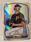 Paul Skenes 2023 Bowman Chrome Draft BDC-14 Photo Image Variation SP Prospect RC