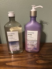 Bath  Body Works Aroma Calming Skies Lavender  Peppermint Body Lotion  Wash