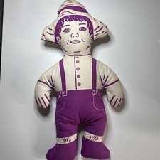 Vintage - Ceresota Flour Heckers Boy Cloth Doll 16" Unmarked