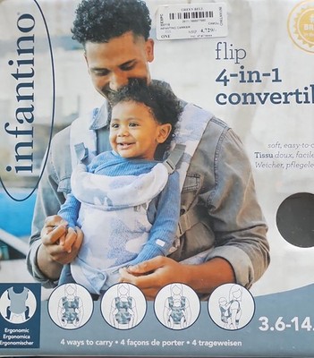 Infantino Flip 4-in-1 Tragbarer Babyträger