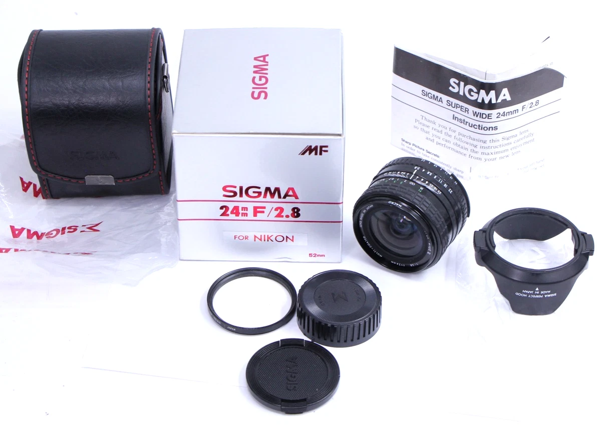 Sigma f/2.8 Camera Lenses 24mm Focal for sale - eBay