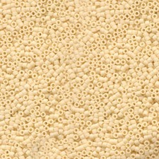 11/0 Miyuki Delica Beads 11/0 Japan Seed Beads DB762 6.5g , Matte Opaque Cream