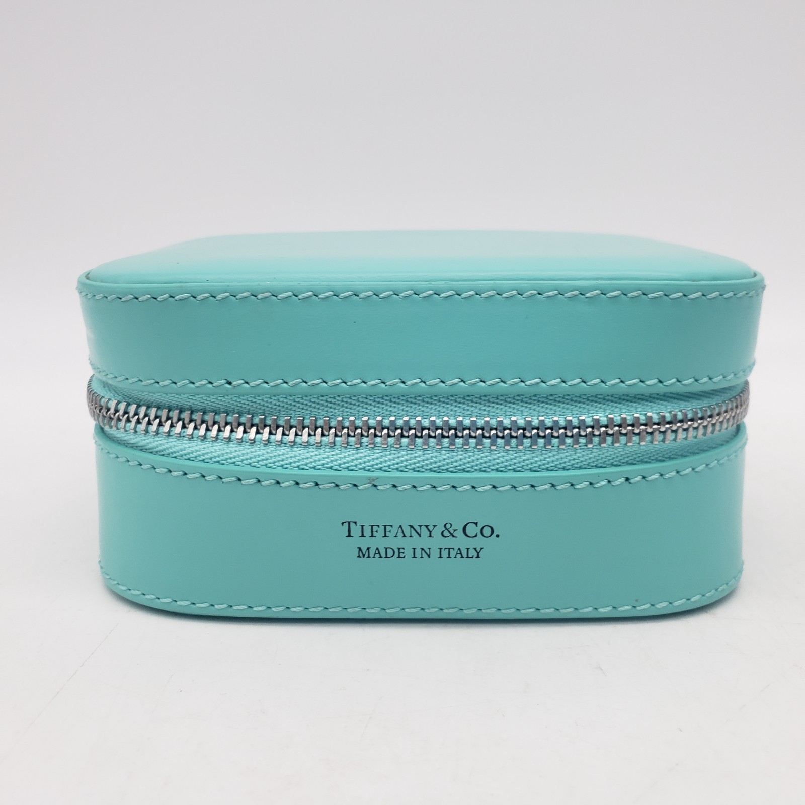 Tiffany & Co Rectangle Leather Travel Jewelry Case