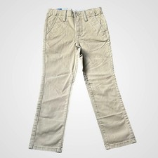 Gap Kids Youth Boys Twill Pants Khaki Tan Chino Trousers XS 5/6 New With Tags