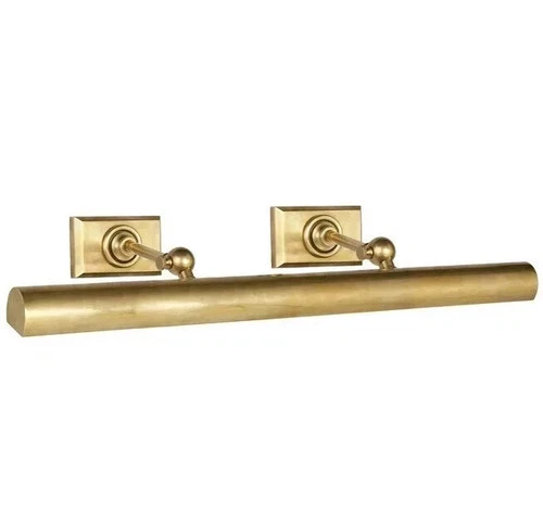 Cabinet Maker's 24' Picture Light Brass Vintage Antique Picture Wall Light Brass