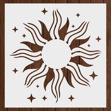 The Sun Stencil-Reusable Moon Stencil-Art Stencil -Craft Stencil-Reusable Large