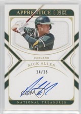 2022 National Treasures Apprentice Ink Holo Gold 24/25 Nick Allen Auto ii1