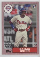 2017 Topps 1987 Baseball 30th Anniversary Red 2/25 Roman Quinn #87-185 tr4