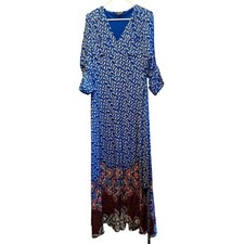 Express multi print paisley maxi dress