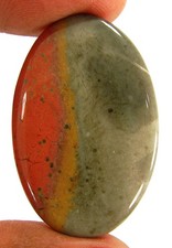 30.95 CT Natürlich Polychrom Jaspis Lose Edelstein Cab Drahtgeflecht Stein -