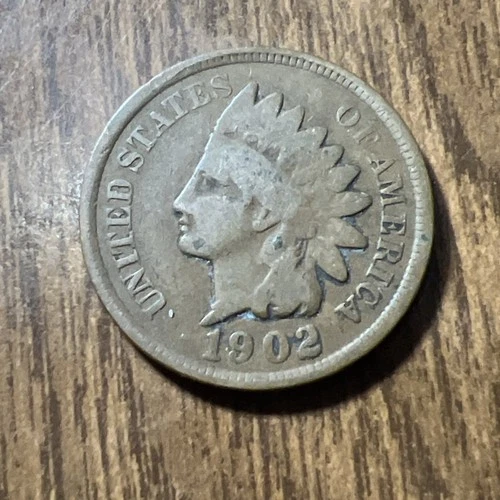 1902 Indian Head Cent Penny   "Actual Coin Pictured"