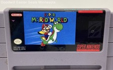 Super Mario World Game Cartridge for Nintendo SNES-Tested