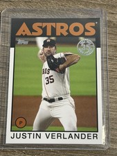 2021 Topps Justin Verlander 1986 Topps Baseball 35th Anniversary (Series 1)