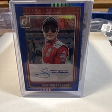 Panini 2025 Donruss NASCAR Santino Ferrucci Signature Series Autograph #SS-SFR