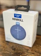 Ultimate Ears MINIROLL Ultra-Portable Waterproof Bluetooth Speaker Majestic Blue