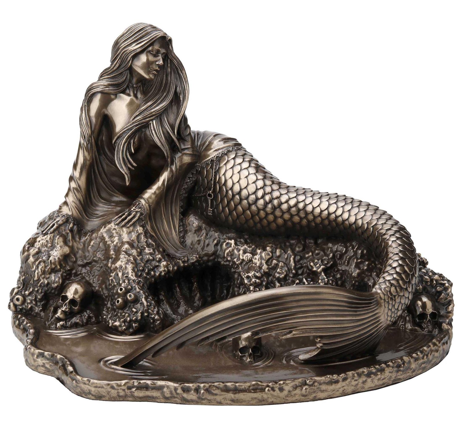 Sirens Lament Mermaid Enchantress Bronze Figurine Anne Stokes