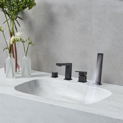 Badewannen Wasserhahn Badewannen-Armaturen Mit Umschalter und Duschkopf Satz