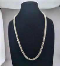 Silver-Tone Franco Chain Necklace 26  7mm Hea...