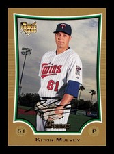 2009 Bowman Draft Picks & Prospects #BDP7 Kevin Mulvey Gold Rookie Twins