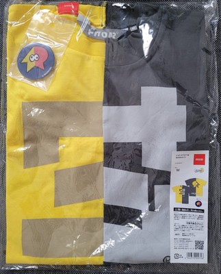 Nintendo Splatoon 3 Iko T-Shirt Gob Gob Badge M Baumwolle Limited Edition unbenutzt