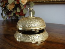 Rezeptionsglocke Gold Serviceglocke Antik Tischglocke Hotelglocke Glocke Gong