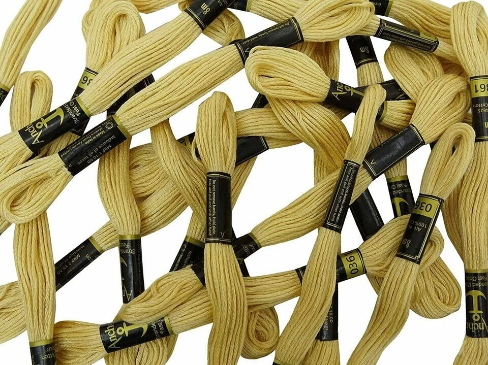 Anchor Threads Cotton Hand Embroidery Thread Cross Stitch Sewing Stranded 0361 - Image 3 of 4