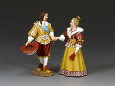 PnM077 King Louis XIII  Queen Anne of France by King  Country RETIRED 