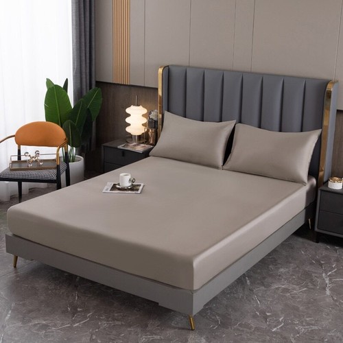 Natural Mulberry Silk Fitted Sheet Mattress Luxury High-End Silk Bedding Sheets - Picture 10 of 30