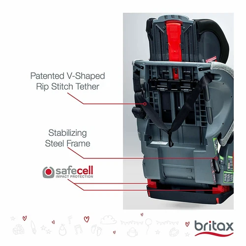 Britax Grow With You ClickTight Booster Car Seat - Cool Flow Grey - Picture 7 of 11