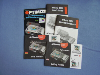 Agfa ePhoto 1680 Bedienungsanleitung Users Guide Erste Schritte Optimize 