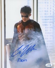 Curran Walters Red Hood Titans Autographed Signed 8x10 Photo COA 