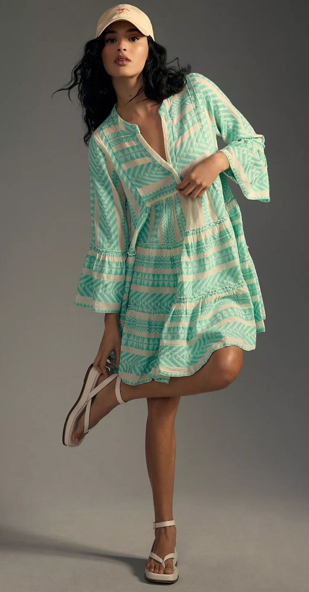 devotion twins embroidered ella tunic dress Devotion Twins Embroidered Ella Tunic Dress In Assorted