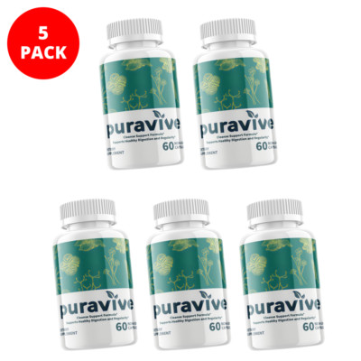 PURAVIVE Weight Loss Support Brown Fat Supplement, 5 Bottles (300 Capsules)