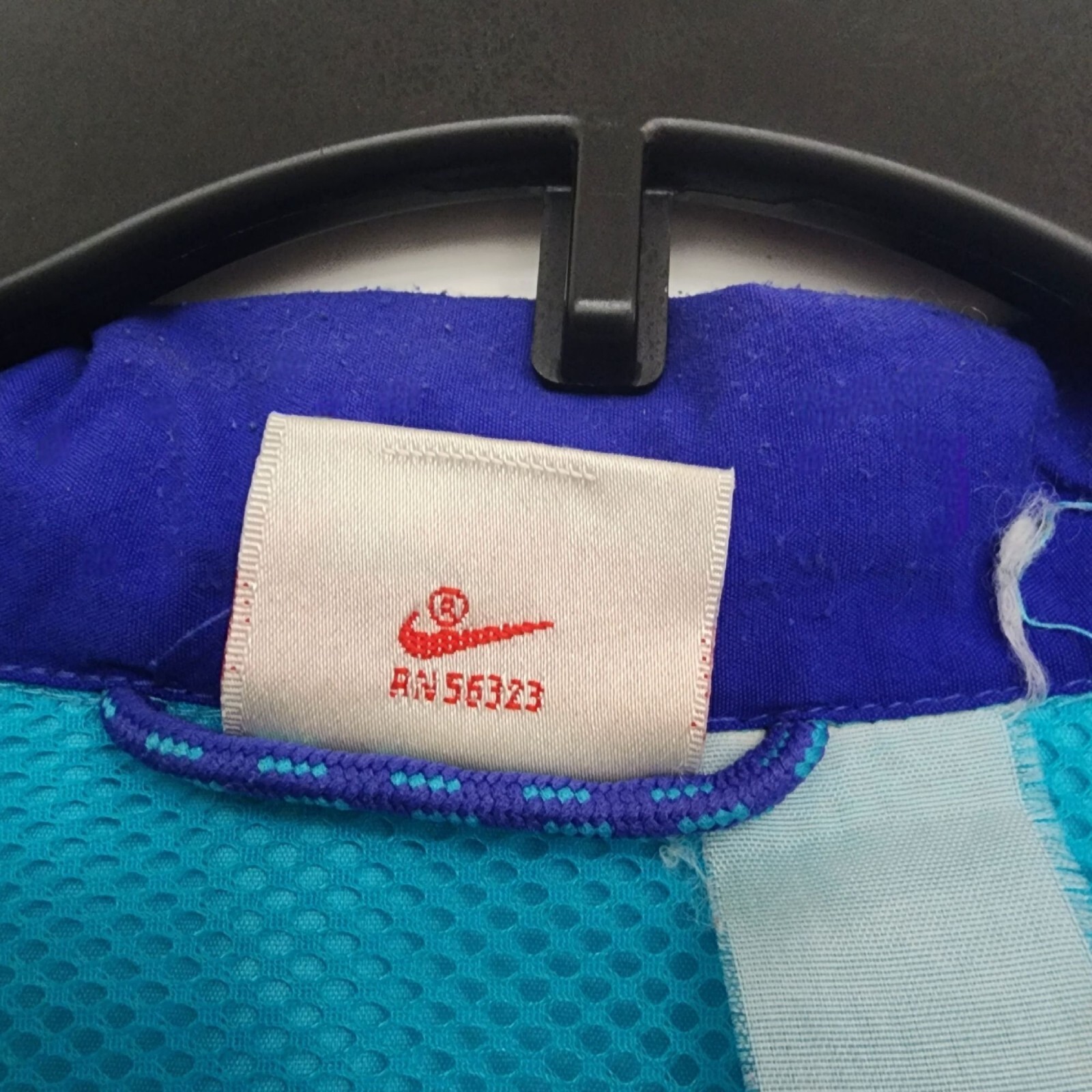 SACAI X NIKE Giacca a vento uomo Nike vintage zip color block blu taglia large L unisex