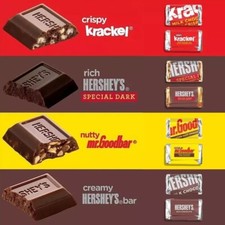 HERSHEY'S Miniatures Assorted Chocolate, Bulk BAG VALUE LIMITED PICK YOURS NOW