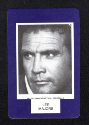 Lee Majors Actor 1993 Face To Face Game Card Canadian Issue
