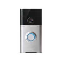 Ring Wi-fi Enabled Video Doorbell - Satin Nickel Ring Wi-fi Enabled Video Doorbell - Satin Nickel
