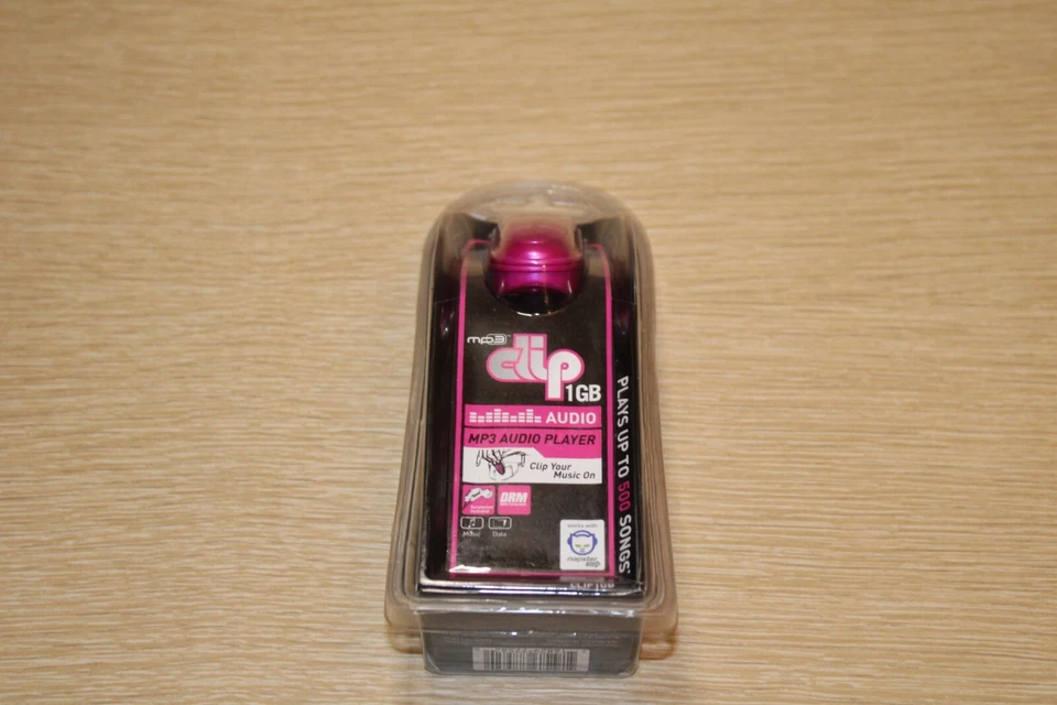 COBY MP-C582 Clip MP3 Player 1 GB - Pink NEW 2007 - Image 4 of 4