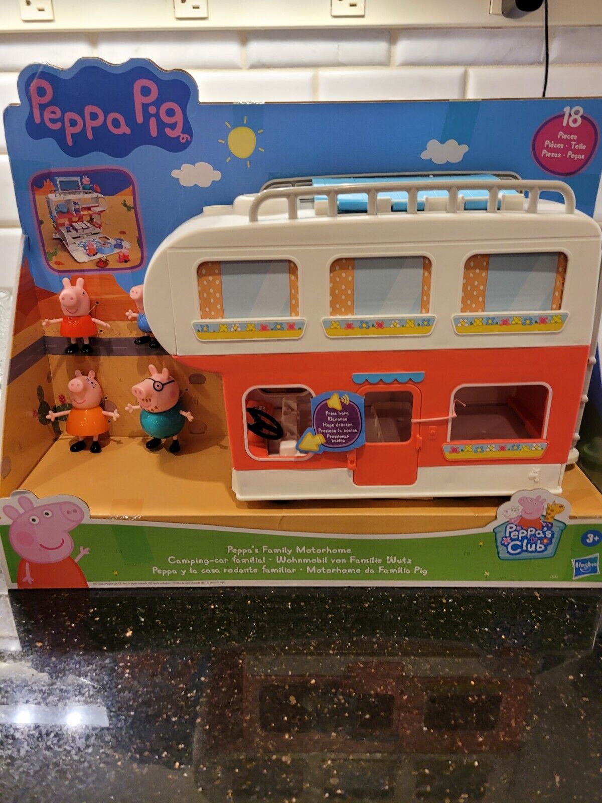 Hasbro Peppa Pig Casa Club Figure Multicolor