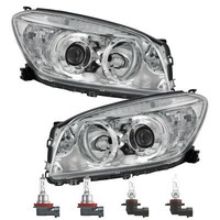 Halogen Scheinwerfer Set H11/HB3 FüR Toyota RAV 4 III Inklusive Lampen