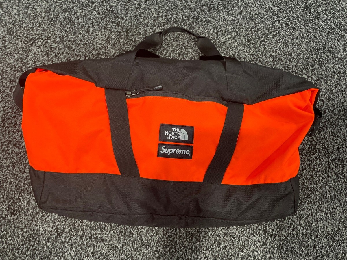 Supreme North Face The Apex Duffle Bag Power Orange Tnf Box Supreme North Face The Apex Duffle Bag Power Orange Tnf Box