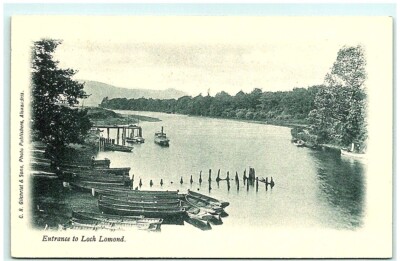 S01-7443, *ENTRANCE TO LOCH LOMOND, **100-YEAR-OLD POSTCARD
