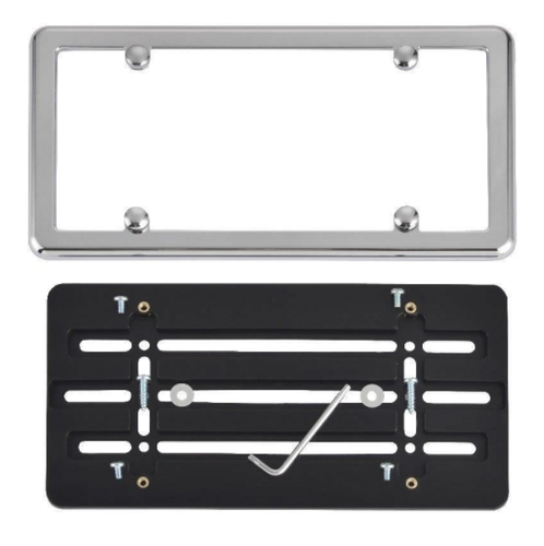 Hawaii License Plate CHROME LICENSE PLATE Mounting Frame Tag Holder (Free) 2 Screw Caps... University Of Hawaii Apparel - Foto 3