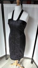 REDUCED Stunning "Next" Black Fitted Lined Body Con Dress Size 14 - NEW 