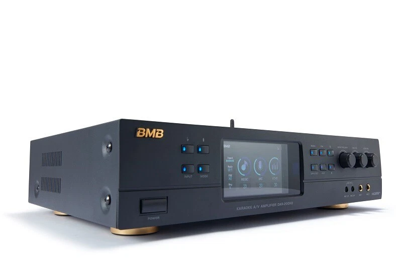 BMB DAR-200HD 400W 2-Channel Karaoke Mixing Amplifier with HDMI/Optical/Bluetoot - image 2 of 4
