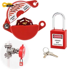 Outdoor Faucet Lock with Safety Padlock - Water Spigot Lock , Hose Bib