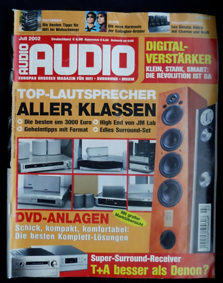 AUDIO 7/02, CLASSE CP 65,CA 401,LUA SONATA,JM LAB ELECTRA 946,SONUS CONCERT HOME
