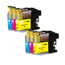 6P XL CMY Ink Cartridges fits Brother LC103 MFC-J285DW MFC-J470DW MFC-J450DW